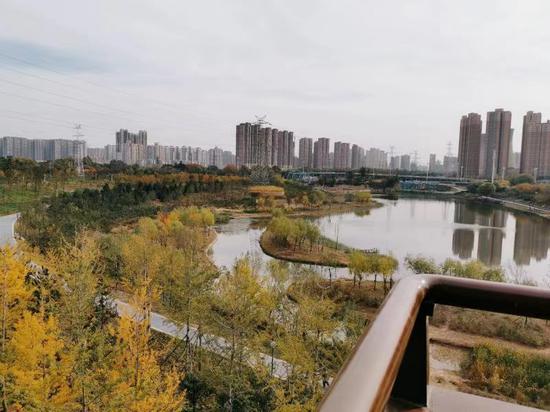 郑州西流湖公园建设进入关键阶段部分景点向市民开放
