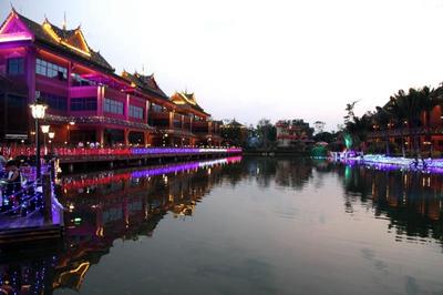 西双版纳“傣乡水城”初具规模