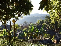 老达堡拉祜族村寨俯瞰