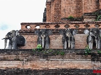 泰国清迈契迪龙寺