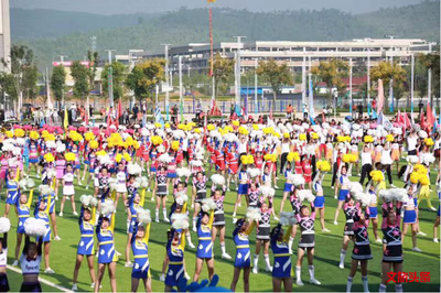 云南省校园足球篮球排球啦啦操四级联赛总决赛在红河州弥勒市开赛