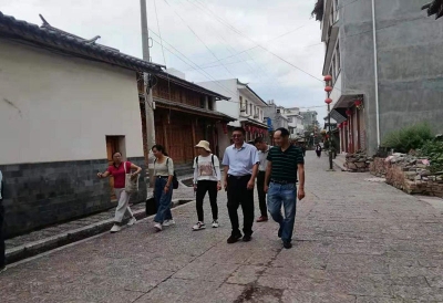 云南省文旅厅调研组到姚安光禄古镇景区指导调研2019年“厕所革命”建设工作
