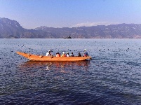 【就爱去丽江】丽江泸沽湖 天蓝蓝水蓝蓝