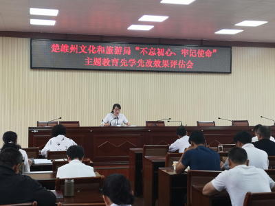 楚雄州文化和旅游局召开“不忘初心、牢记使命”主题教育先学先改效果评估会