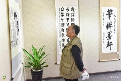 欧道文携三十余幅书画作品在昆明图书馆展出，尽显古今风韵