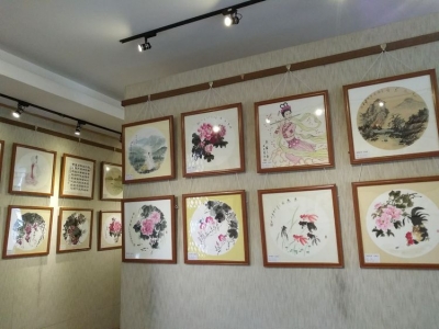 “蒲扇馨香”书画展在昆明市图书馆“养心”开展