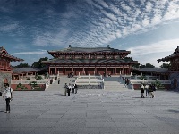 巍山文华山片区及南诏王宫效果图