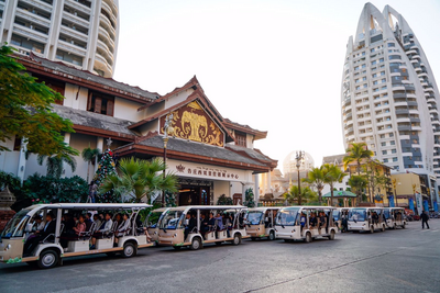 云南省旅游景区协会会员代表团走进告庄西双景考察