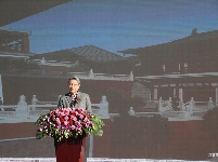 巍山古城特色小镇南诏王宫和古院落项目启动仪式现场