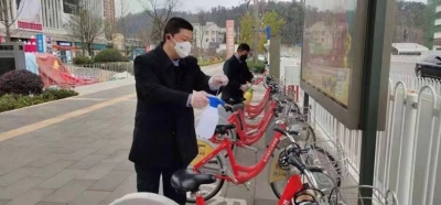 昆明市1.5万辆“小红车”为市民提供应急出行服务