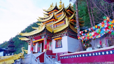 寺院掠影 | 雪后的丽江文峰寺