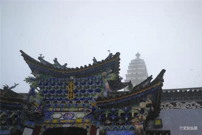鸡足山下大雪，祈福赏景正当时