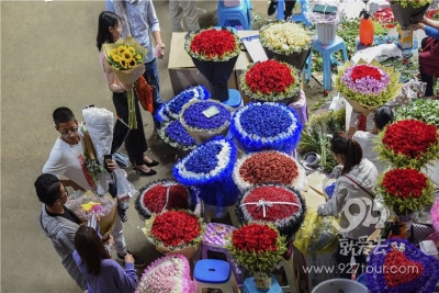 昆明国际花卉拍卖交易中心今日恢复交易