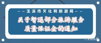 支持旅行社渡疫情难关 玉溪市文化和旅游局全面启动暂退质保金工作
