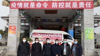 “愛心蔬菜”送一線 致敬最美“逆行者”