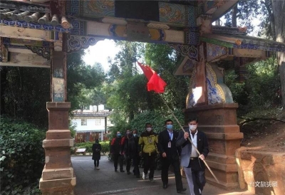 阻击疫情 宾川鸡足山景区党支部迎难而上