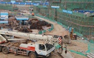 昆明一房地产项目复工 工地现“教科书式”防控体系