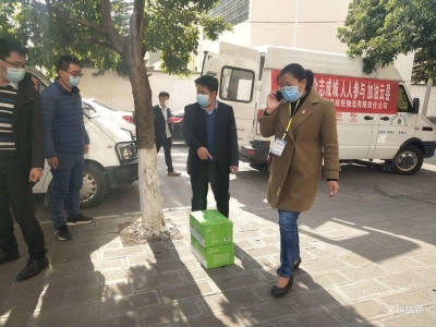 云县旺旺物流看望县文旅局疫情防控一线人员