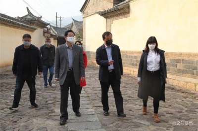 云南省文旅厅调研组到建水县调研文化遗产保护利用工作