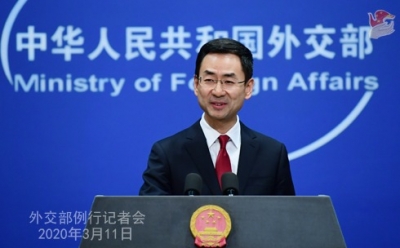 外交部发言人耿爽：中方将通过五方面举措，助力全球抗疫斗争