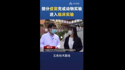 视频 | 疫苗研发到了什么阶段？中国医科院动物研究所回应