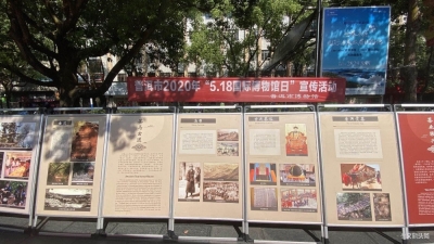 【5·18国际博物馆日】普洱市流动的“博物展”在街头和市民见面
