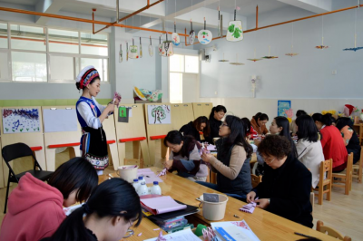  布扎、面塑、剪纸等大理非遗项目走进幼儿园！