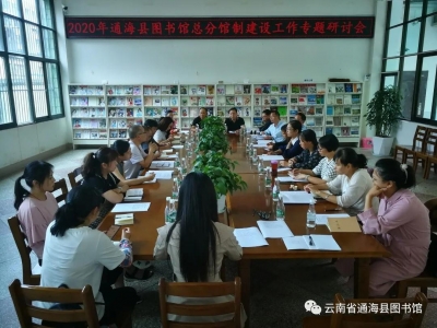 “2020年通海县图书馆总分馆制建设工作专题研讨会”成功召开