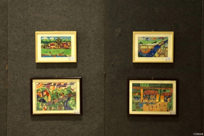 普洱市文化馆画展 200幅学生画作描绘勐班乡的美丽乡村！