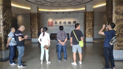 玉溪市文物管理所到晋宁区河泊所遗址学习交流