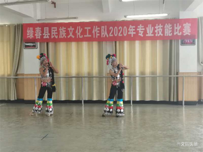 大秀才艺 绿春县开展民族文化工作队2020年专业技能比赛