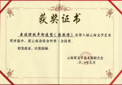 第八届云南省文学艺术奖揭晓 华侨城云南文投集团5个作品获奖