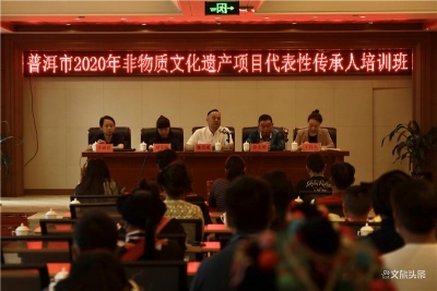【非遗】普洱市非物质文化遗产项目代表性传承人培训开课了