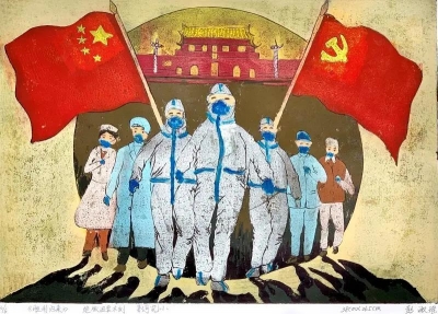 7月22日起，​丽江市青少年童心战“疫”书画作品将在市博物院展出