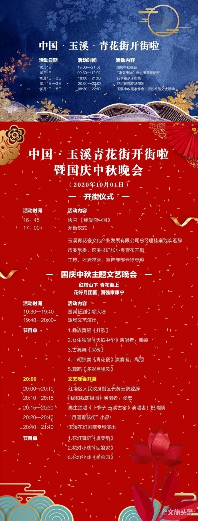 红塔山下 青花街上 花好月团圆 国强家康宁 ——玉溪青花街开街！