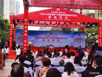 2020年“百企千店促消费”云南省消费促进月活动启动