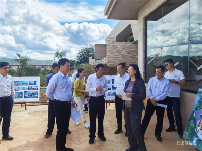 云南省政府督查室督查调研玉溪红塔区半山酒店建设
