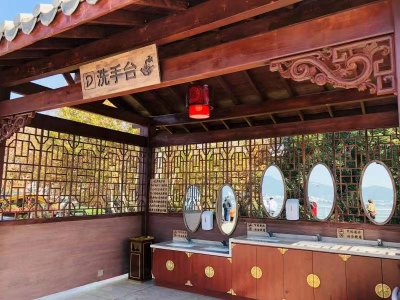 “观鸥季 勤洗手”  滇池度假区海埂大坝新建两座中式复古洗手台