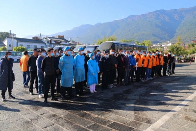 大理崇圣寺三塔文化旅游區(qū)開展冬季疫情防控應急演練