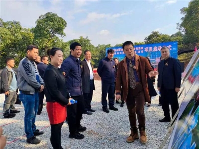 云期·景谷庵菠萝蜜半山酒店、景谷双塔高端商务酒店项目启动仪式顺利举行