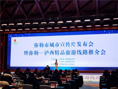 弥勒泸西旅游线路推介会在太平湖森林小镇举行 促进弥泸一体化发展
