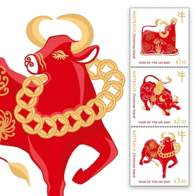 “牛”出圈了！多国发行牛年生肖邮票