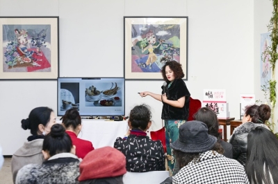  “桃花姬国风四季美学课堂”在彼岸艺术·印象花园举办