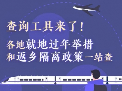 想了解各地就地过年举措如何查询？春运如何出行？速看→