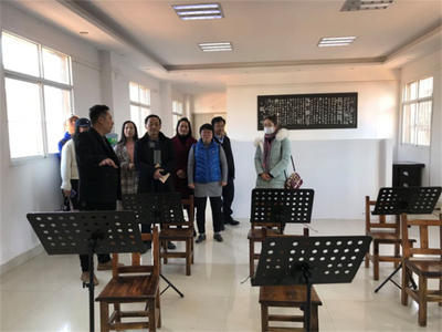 玉溪市文旅局对红塔区文化馆第五次全国文化馆评估定级及总分馆制建设进行检查评估