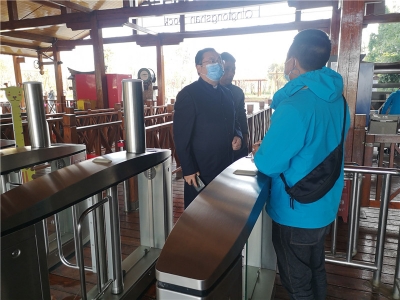 文山州文旅局局长刁颖到普者黑景区检查元旦假期疫情防控及安全工作