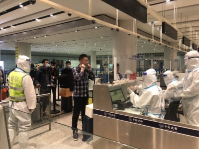 元旦小长假昆明机场口岸出入境客流平稳有序