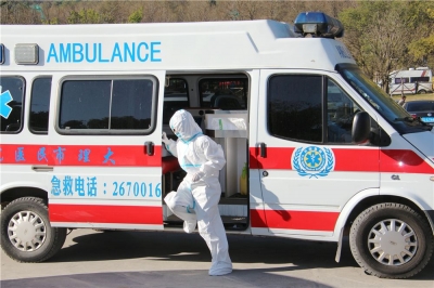 筑牢健康防线 大理旅游集团索道中心举行疫情防控应急处置演练