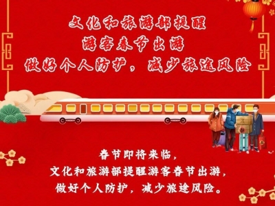 一图了解丨文化和旅游部春节出游提示