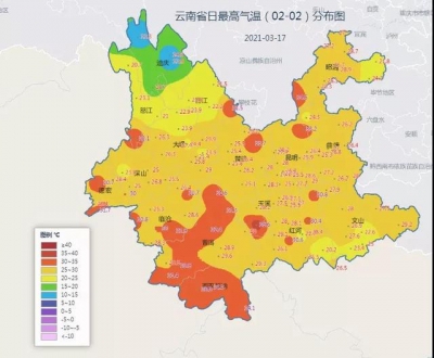 云南开启升温模式！元江最高温冲到36.6℃